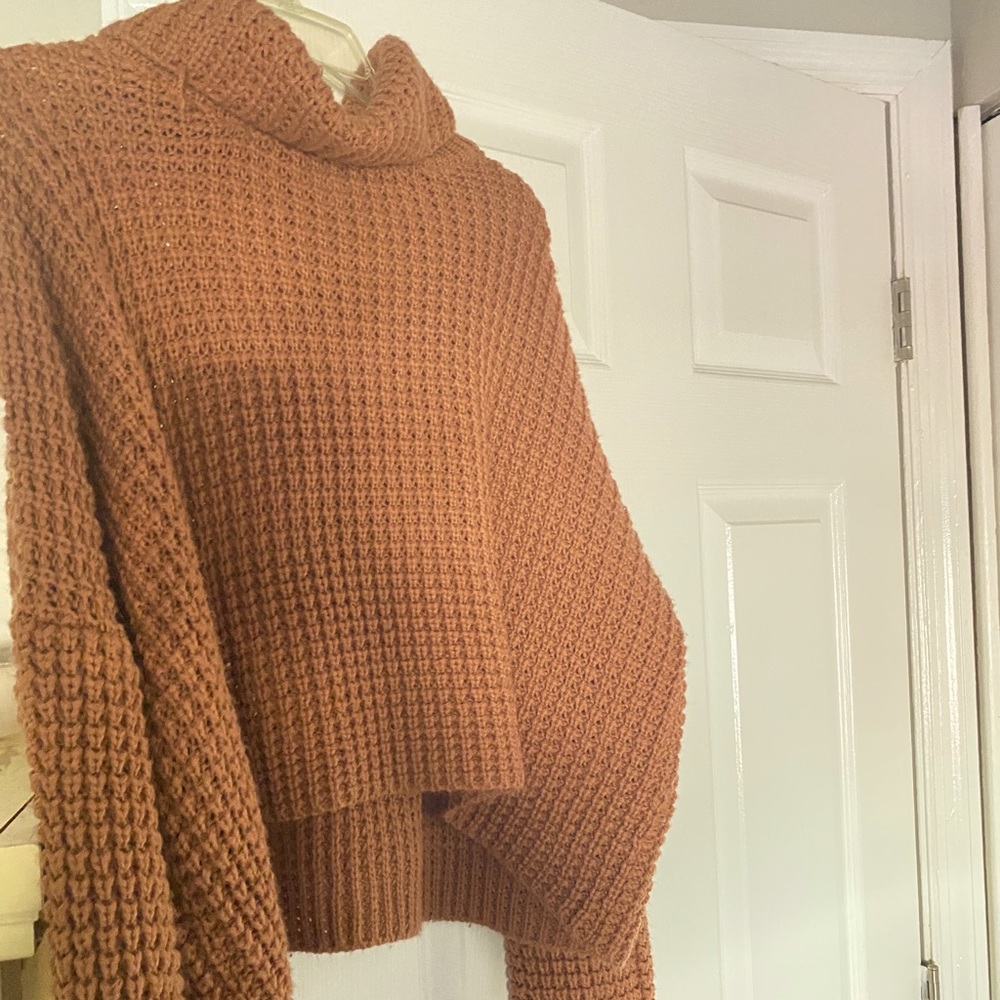 H&M Cowl-neck knit sweater